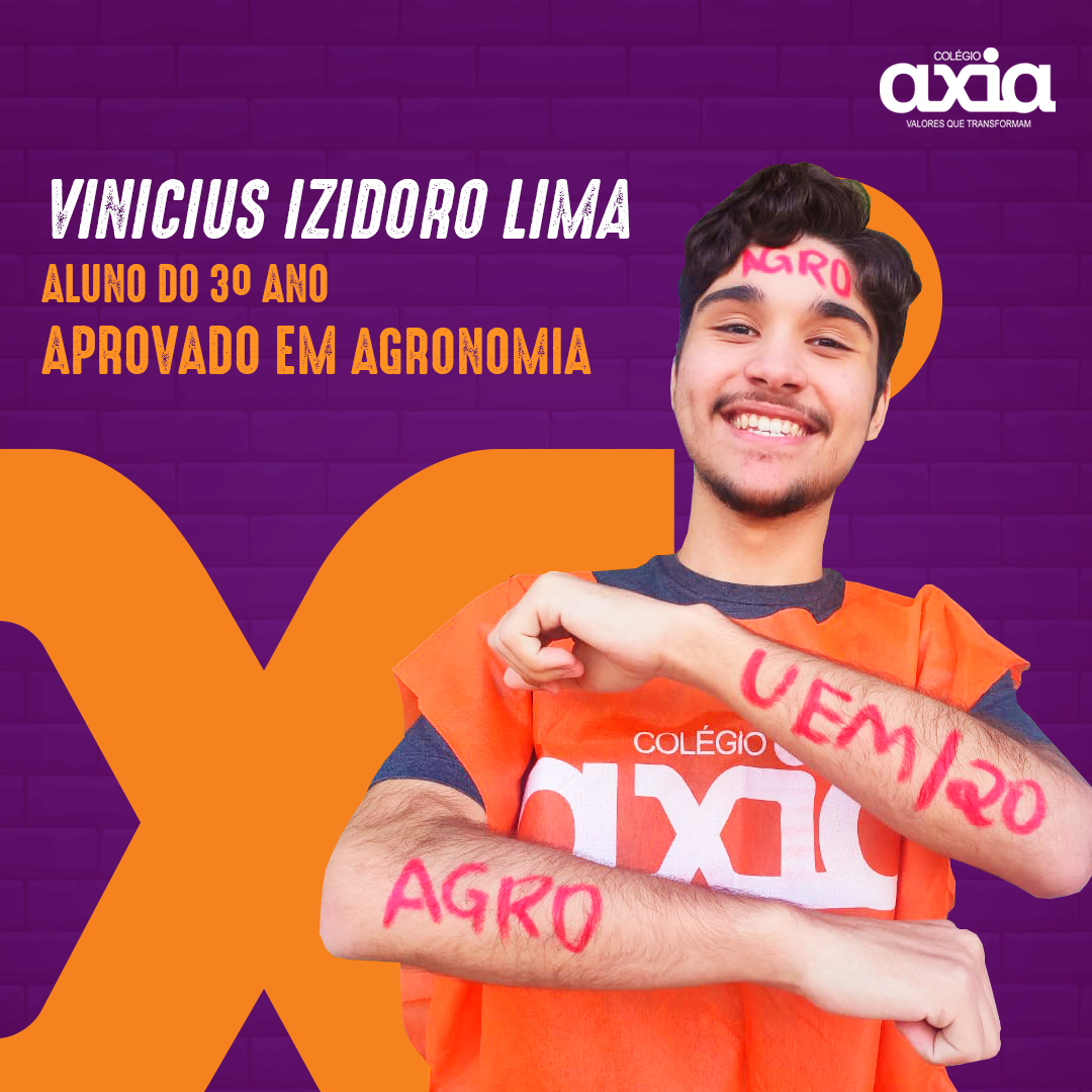 Read more about the article Vinicius Izidoro Lima – 3º Agronomia UEM
