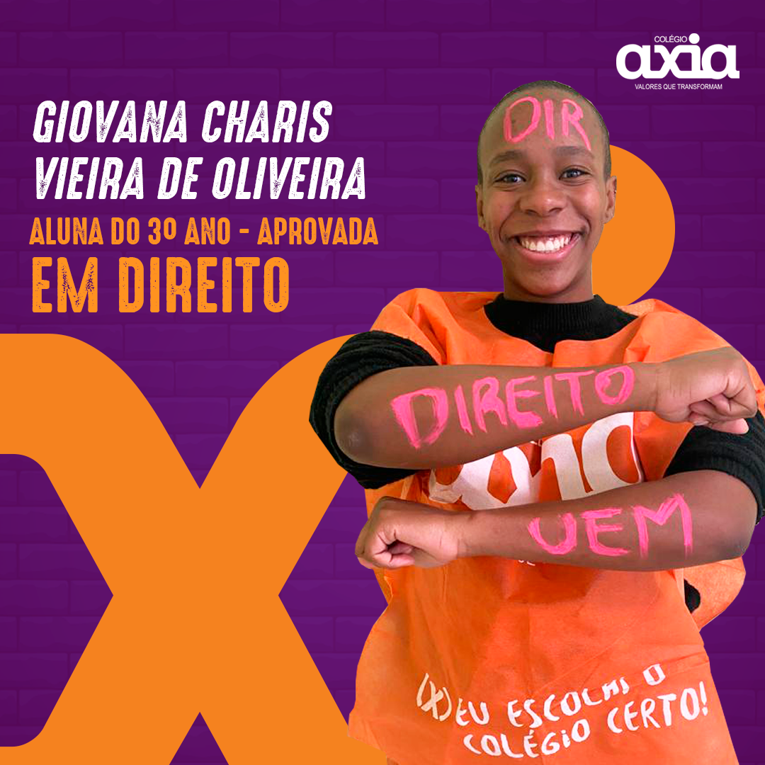 Read more about the article Giovana Charis Vieira De Oliveira – 3º Direito UEM