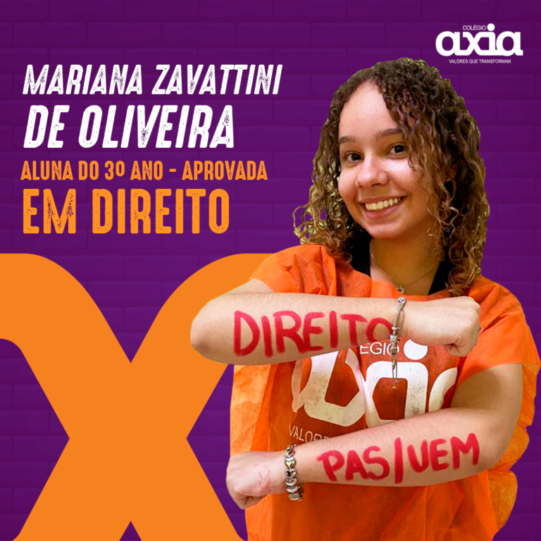Read more about the article Mariana Zavattini De Oliveira – 3º Direito UEM
