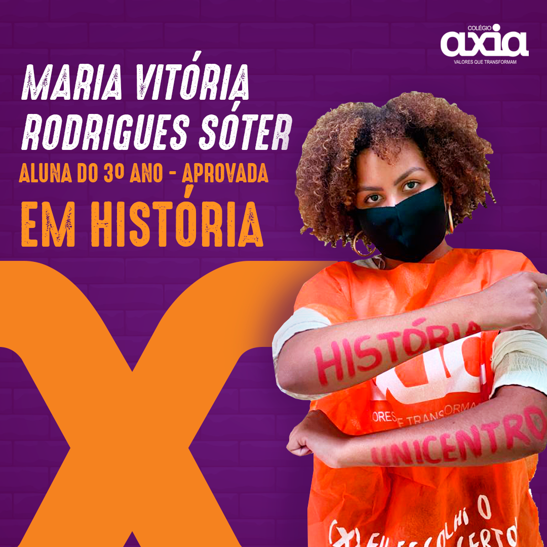 Read more about the article Maria Vitória Rodrigues Sóter – 3º História UNICENTRO
