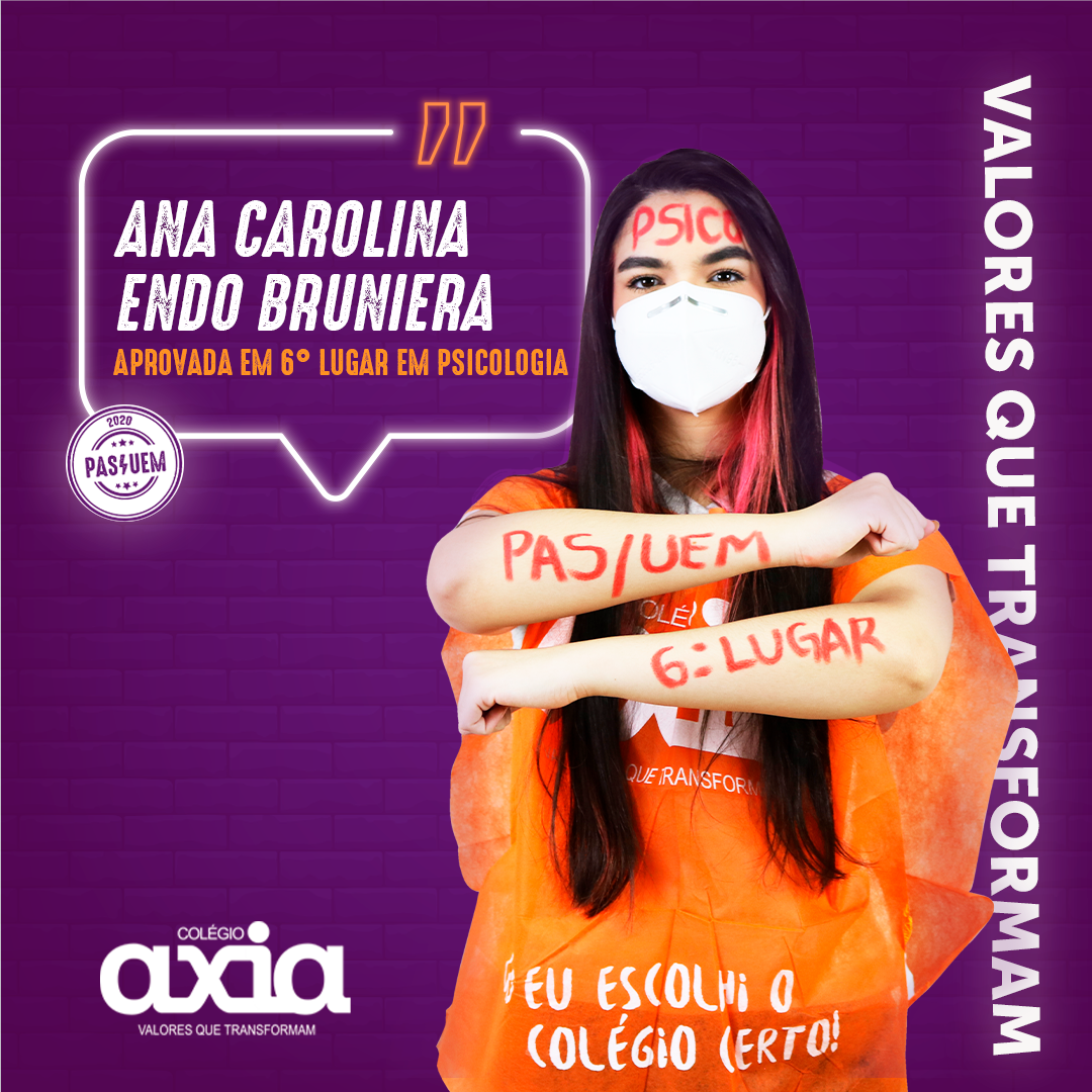 Read more about the article Ana Carolina Endo Bruniera – 6º Psicologia UEM