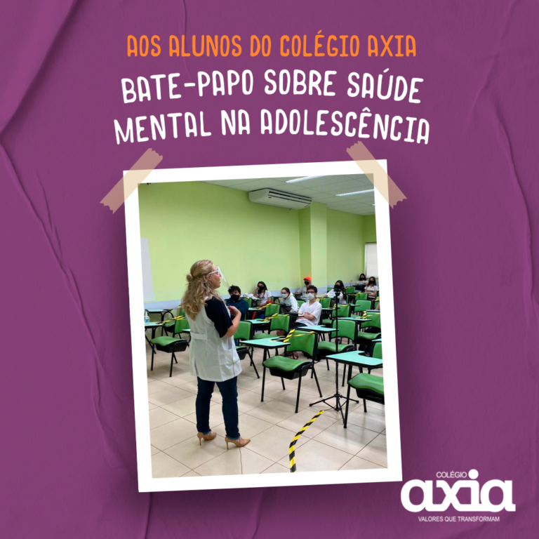 Read more about the article Bate-papo sobre saúde mental na adolescência⠀