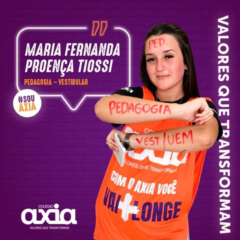 Read more about the article Maria Fernanda Proença Tiossi – Pedagogia – Vestibular UEM