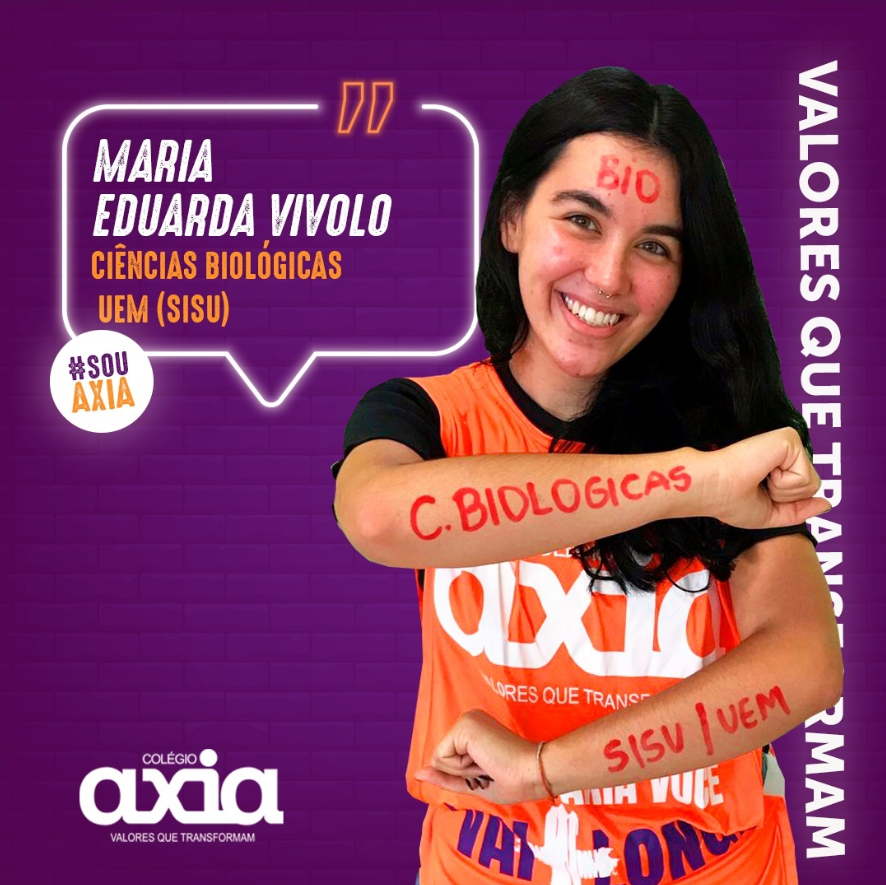 Read more about the article Maria Eduarda Vivolo – Ciências Biológicas – UEM (Sisu)