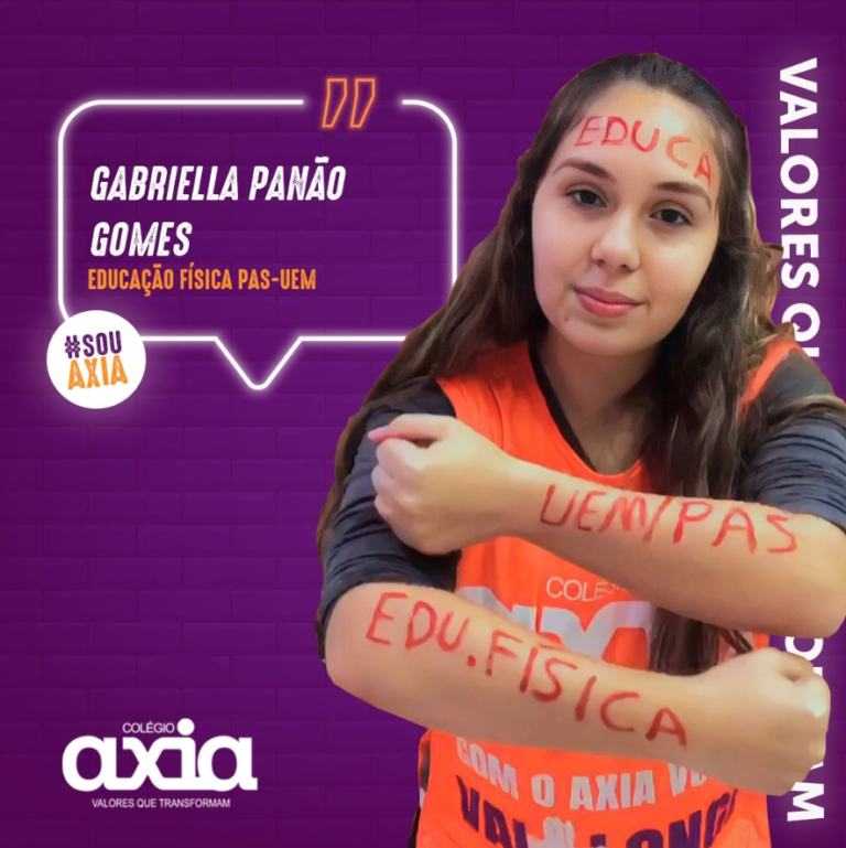 Read more about the article Gabriella Panão Gomes – Educação Física – PAS UEM