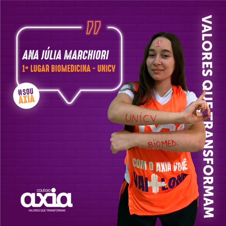 Read more about the article Ana Júlia Marchiori – Biomedicina – UNICV