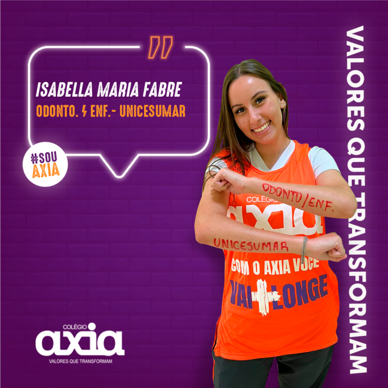 Read more about the article Isabella Maria Fabre – Odonto | Enfermagem – UNICESUMAR